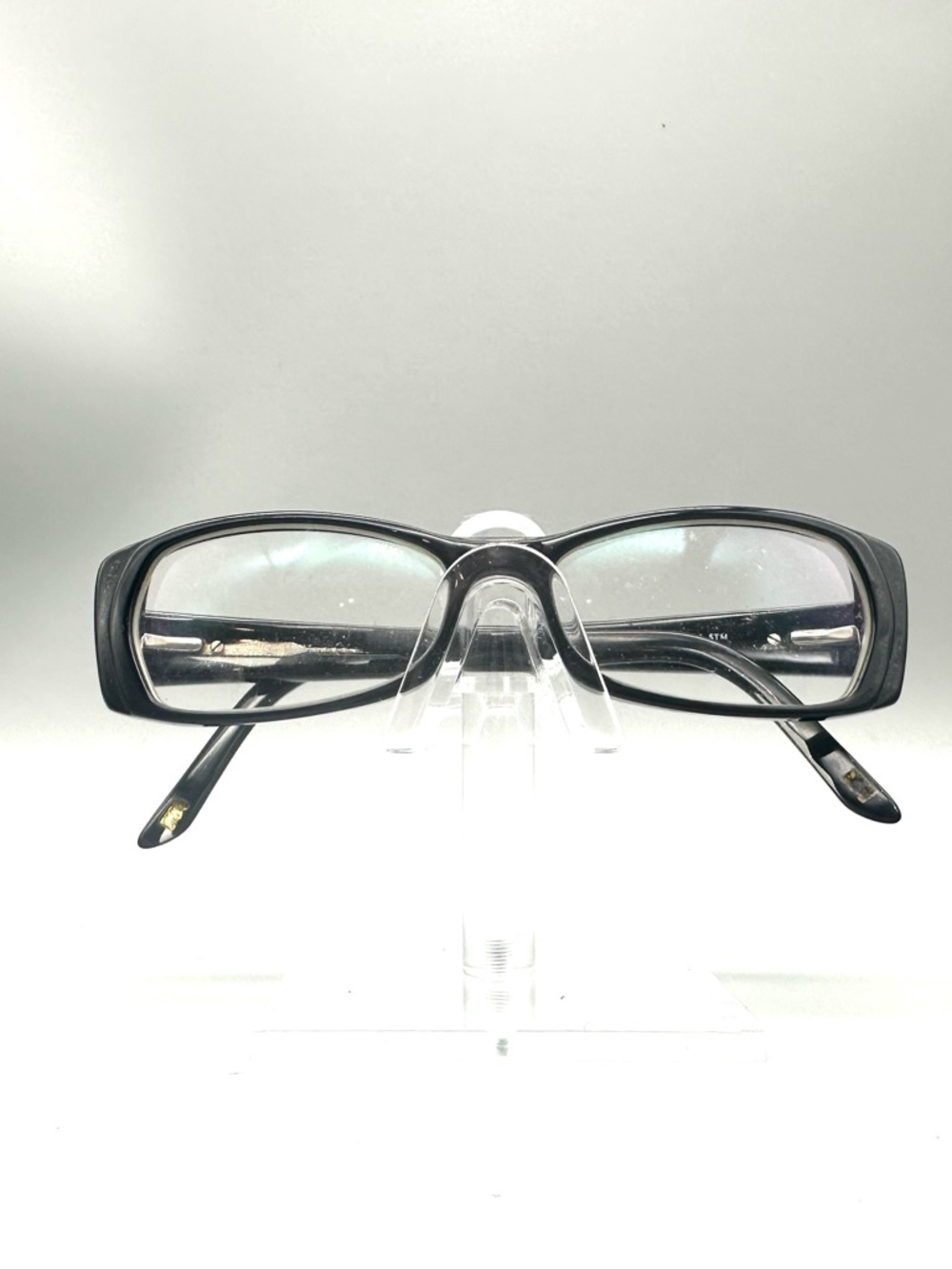 Max Mara MM 916 STM Black Rectangular Eyeglasses Frames Womens